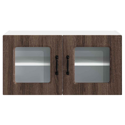 Küchenschrank Kalmar Braun Eichen-Optik 80 x 31 x 40 cm