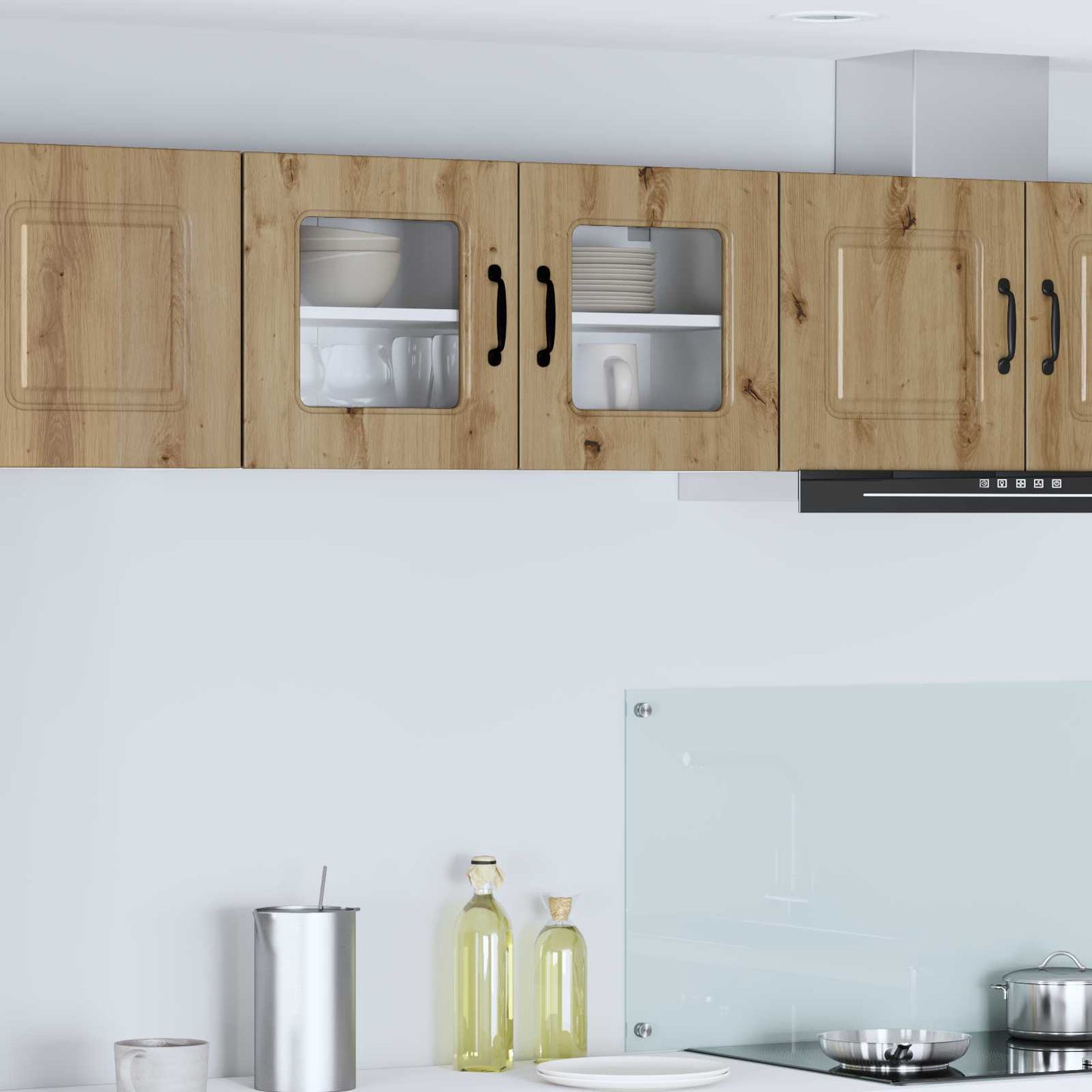 vidaXL Küchenschrank mit Speicher Kalmar Artisan-Eiche 80 x 31 x 40 cm