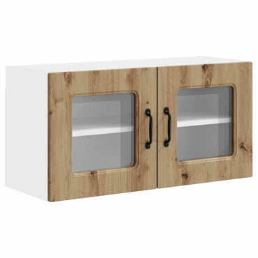 vidaXL Küchenschrank mit Speicher Kalmar Artisan-Eiche 80 x 31 x 40 cm