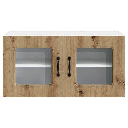 vidaXL Küchenschrank mit Speicher Kalmar Artisan-Eiche 80 x 31 x 40 cm