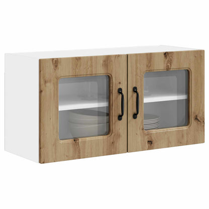 vidaXL Küchenschrank mit Speicher Kalmar Artisan-Eiche 80 x 31 x 40 cm