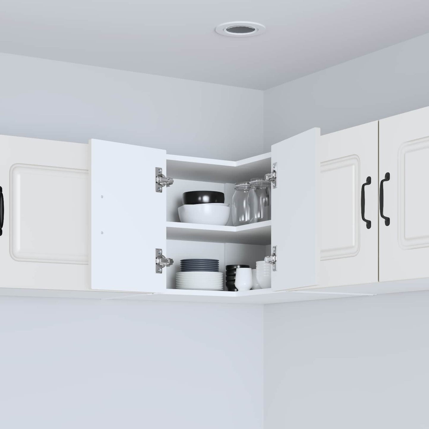 vidaXL Küchenschrank Kalmar Weiß 57 x 57 x 40 cm Holzwerkstoff
