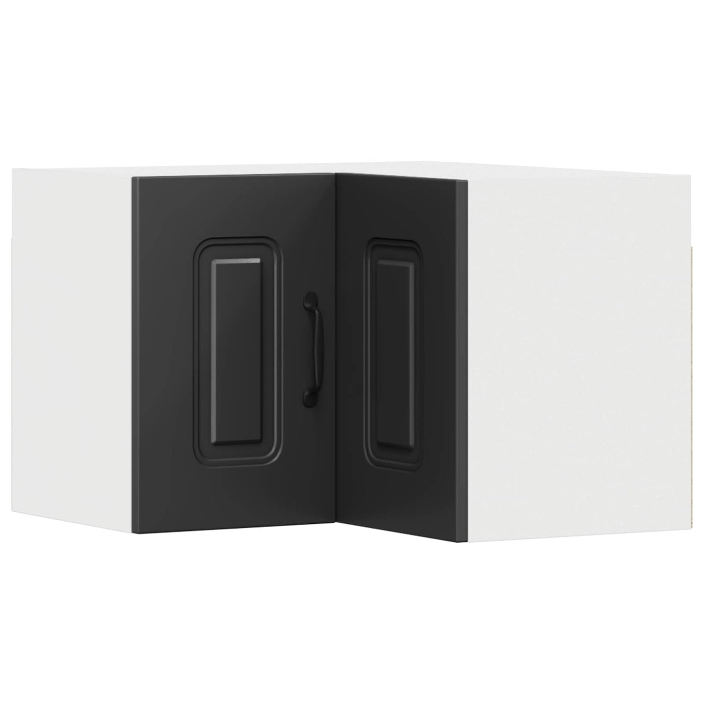 vidaXL Küchenschrank Kalmar Schwarz 57 x 57 x 40 cm Holzwerkstoff