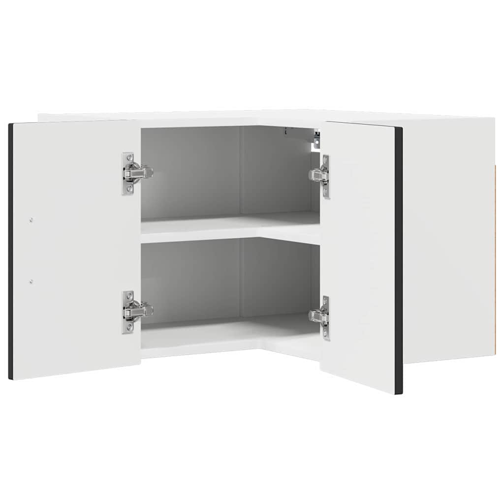 vidaXL Küchenschrank Kalmar Schwarz 57 x 57 x 40 cm Holzwerkstoff