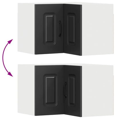 vidaXL Küchenschrank Kalmar Schwarz 57 x 57 x 40 cm Holzwerkstoff