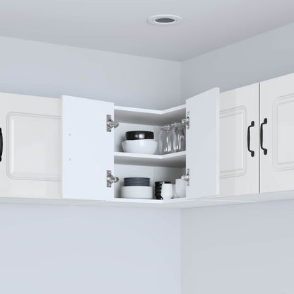 vidaXL Küchenschrank Kalmar Hochglanz Weiß 57 x 57 x 40 cm