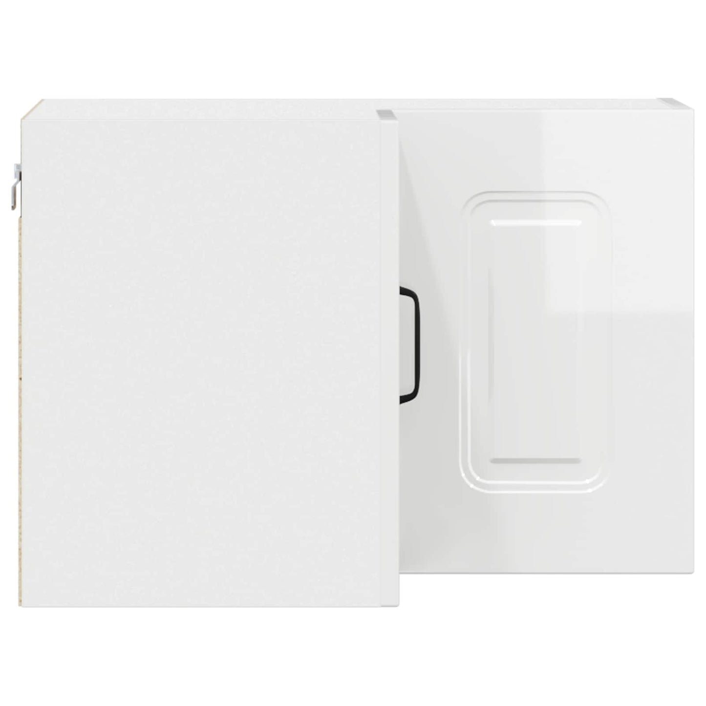 vidaXL Küchenschrank Kalmar Hochglanz Weiß 57 x 57 x 40 cm