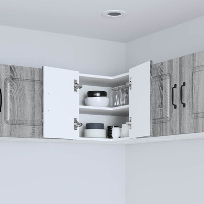 vidaXL Küchenschrank mit Speicher Kalmar Graues Sonoma 57 x 57 x 40 cm