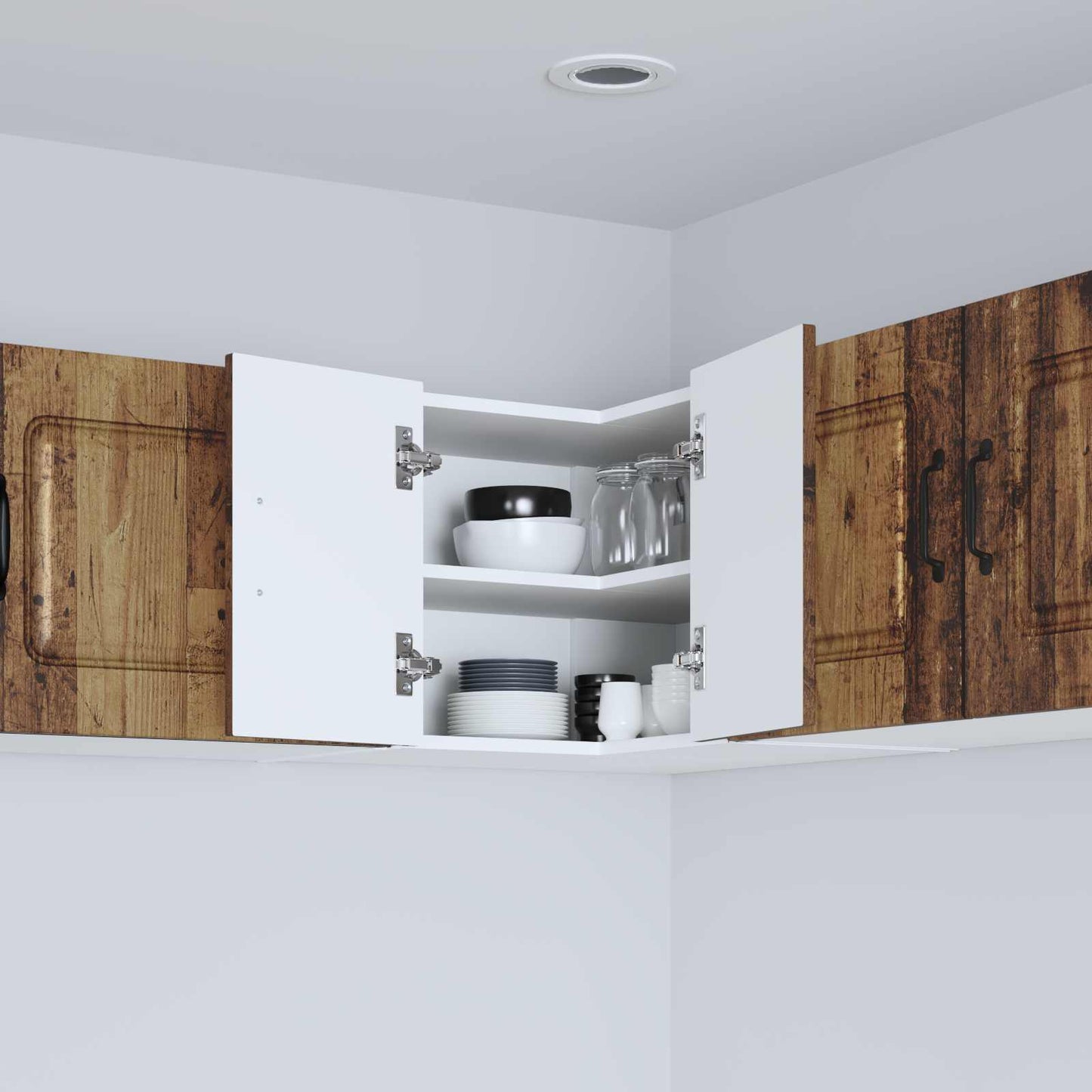 vidaXL Küchenschrank Kalmar Altholz 57 x 57 x 40 cm Holzwerkstoff