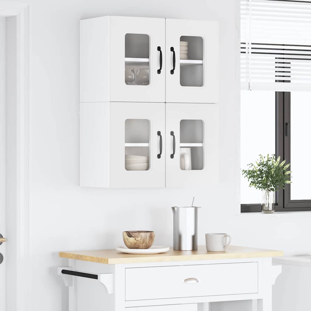 vidaXL Küchenschrank Kalmar 2 pcs Weiß 60 x 31 x 40 cm Holzwerkstoff
