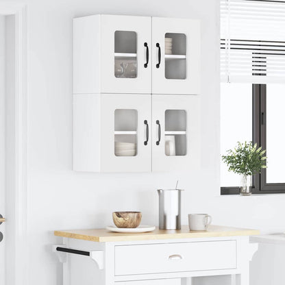 vidaXL Küchenschrank Kalmar 2 pcs Weiß 60 x 31 x 40 cm Holzwerkstoff