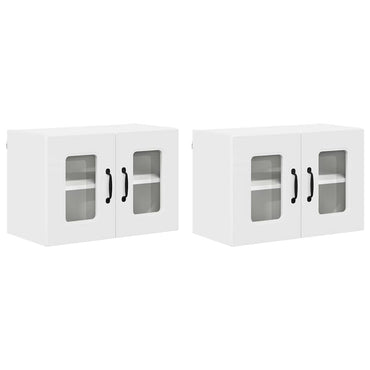vidaXL Küchenschrank Kalmar 2 pcs Weiß 60 x 31 x 40 cm Holzwerkstoff