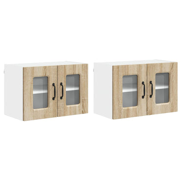 vidaXL Küchenschrank Kalmar 2 pcs Sonoma-Eiche 60 x 31 x 40 cm