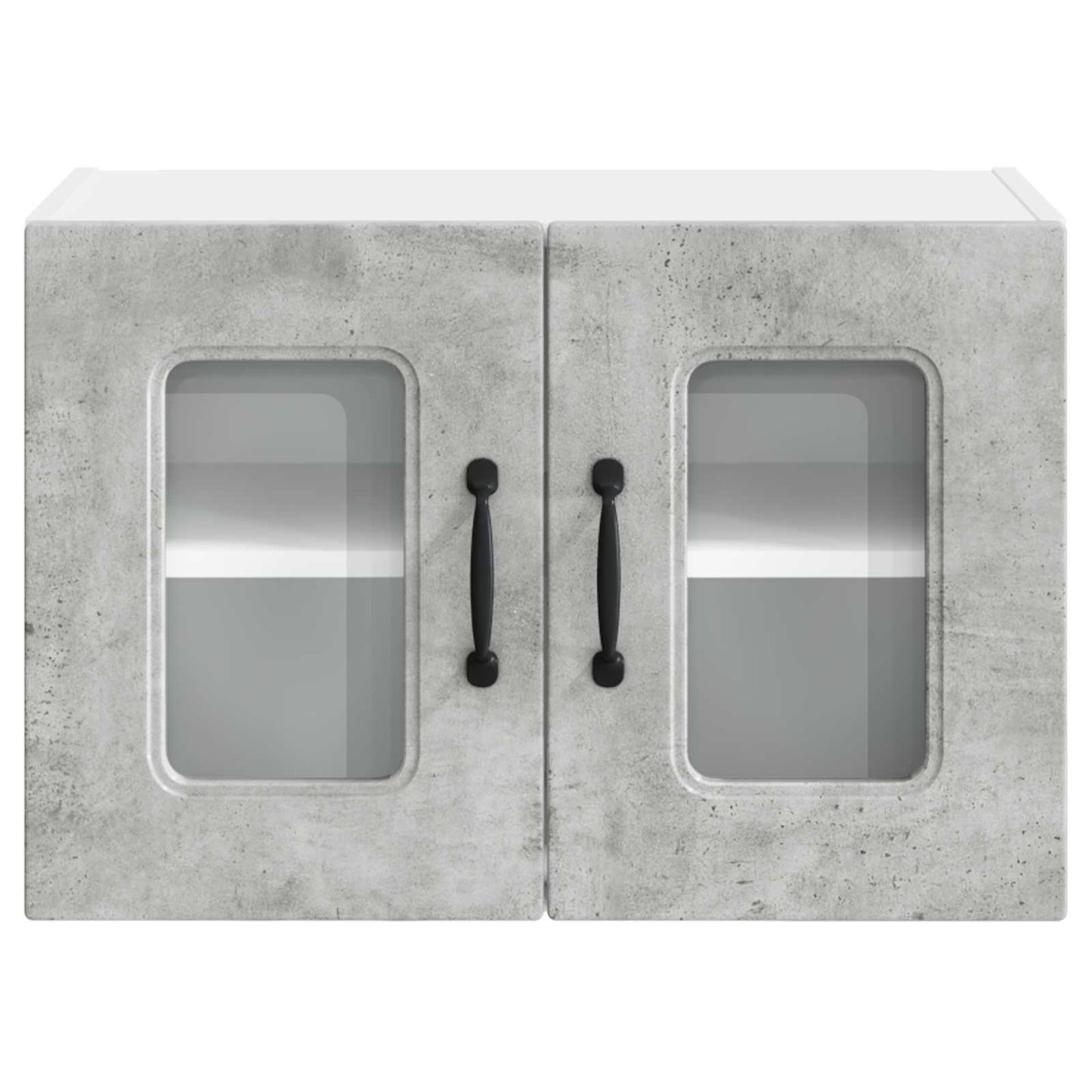 vidaXL Küchenschrank Kalmar 2 pcs Beton Grau 60 x 31 x 40 cm