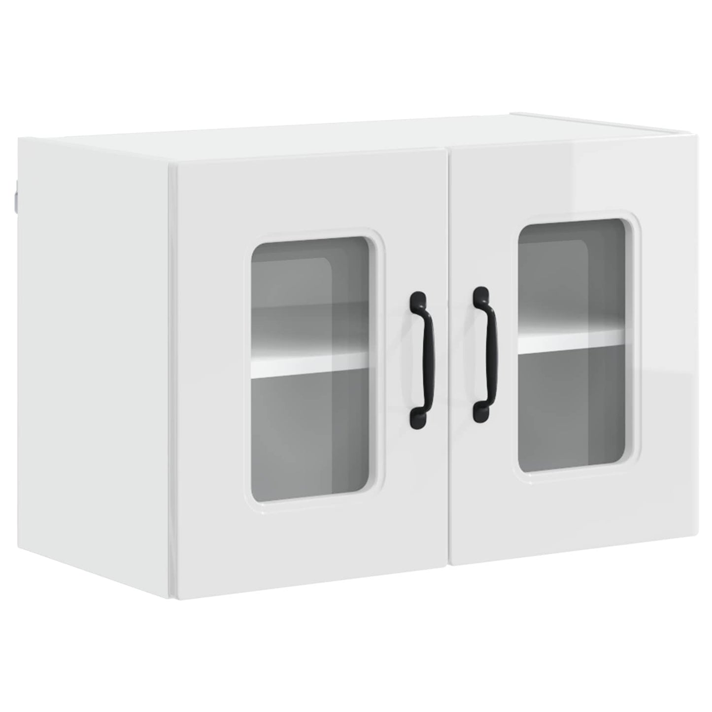 vidaXL Küchenschrank Kalmar Hochglanz Weiß 60 x 31 x 40 cm