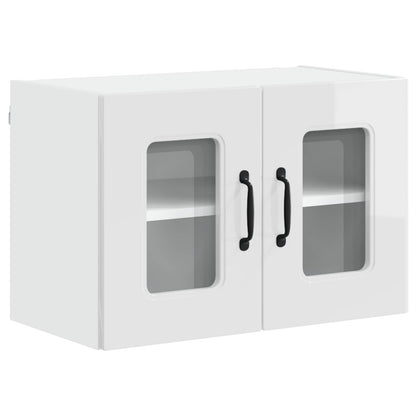 vidaXL Küchenschrank Kalmar Hochglanz Weiß 60 x 31 x 40 cm