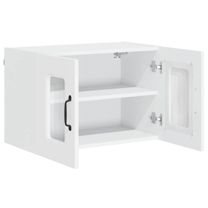 vidaXL Küchenschrank Kalmar Hochglanz Weiß 60 x 31 x 40 cm