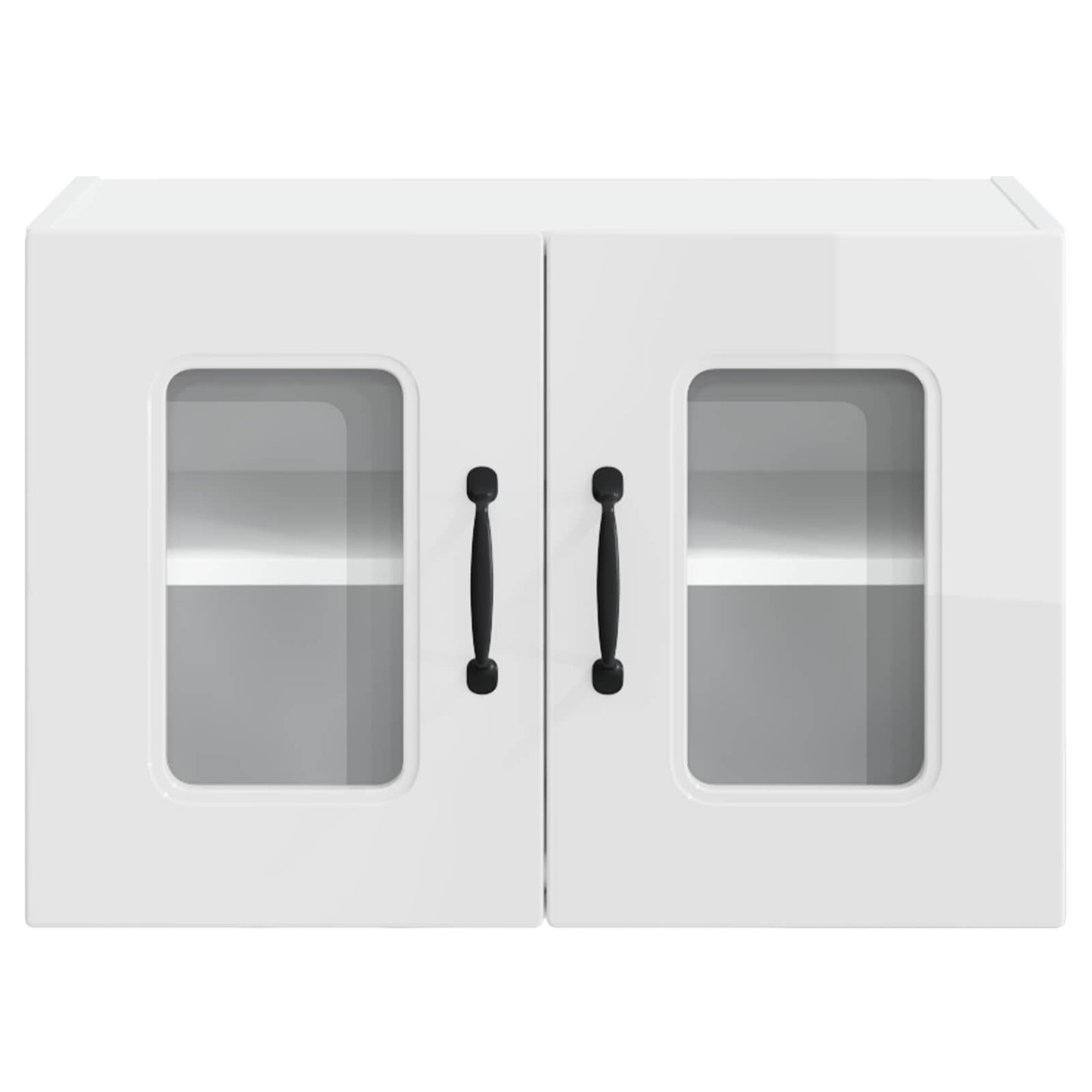 vidaXL Küchenschrank Kalmar Hochglanz Weiß 60 x 31 x 40 cm