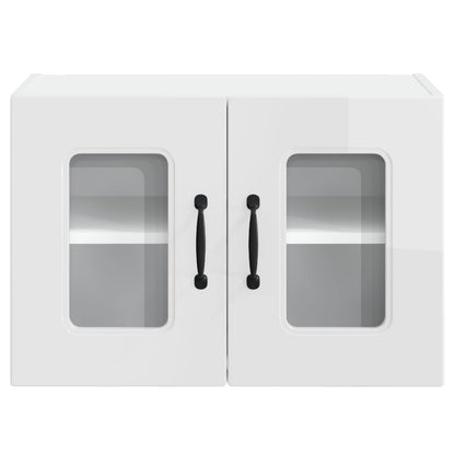 vidaXL Küchenschrank Kalmar Hochglanz Weiß 60 x 31 x 40 cm