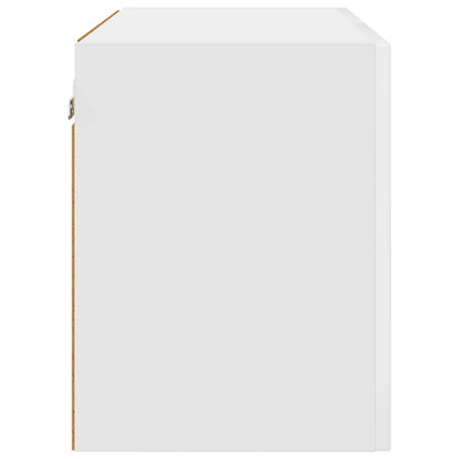 vidaXL Küchenschrank Kalmar Hochglanz Weiß 60 x 31 x 40 cm