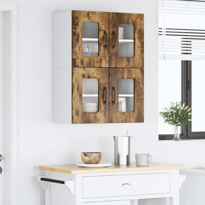 vidaXL Küchenschrank Kalmar 2 pcs Geräucherte Eiche 60 x 31 x 40 cm