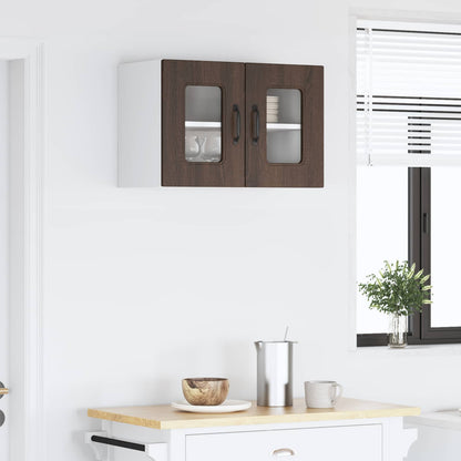 vidaXL Küchenschrank Kalmar Braun Eichen-Optik 60 x 31 x 40 cm