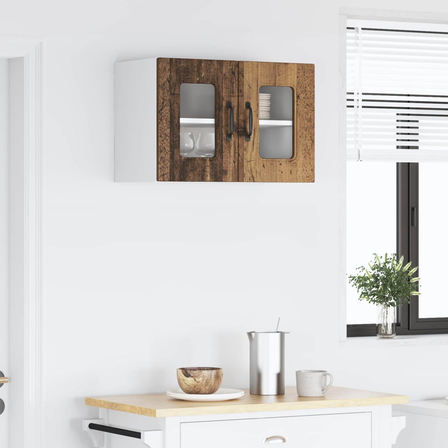 vidaXL Küchenschrank Kalmar Altholz 60 x 31 x 40 cm Holzwerkstoff