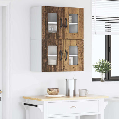 Küchenschrank mit Speicher Kalmar 2 pcs Altholz 60 x 31 x 40 cm