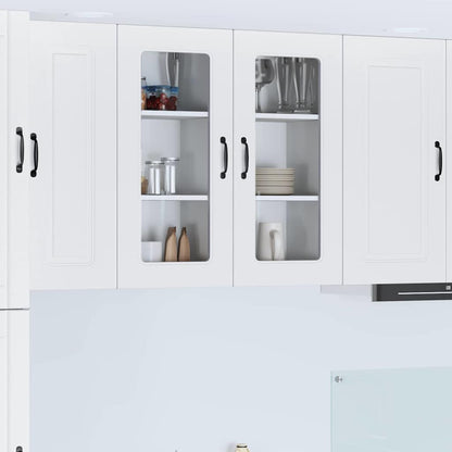 vidaXL Küchenschrank Kalmar Weiß 40 x 31 x 80 cm Holzwerkstoff