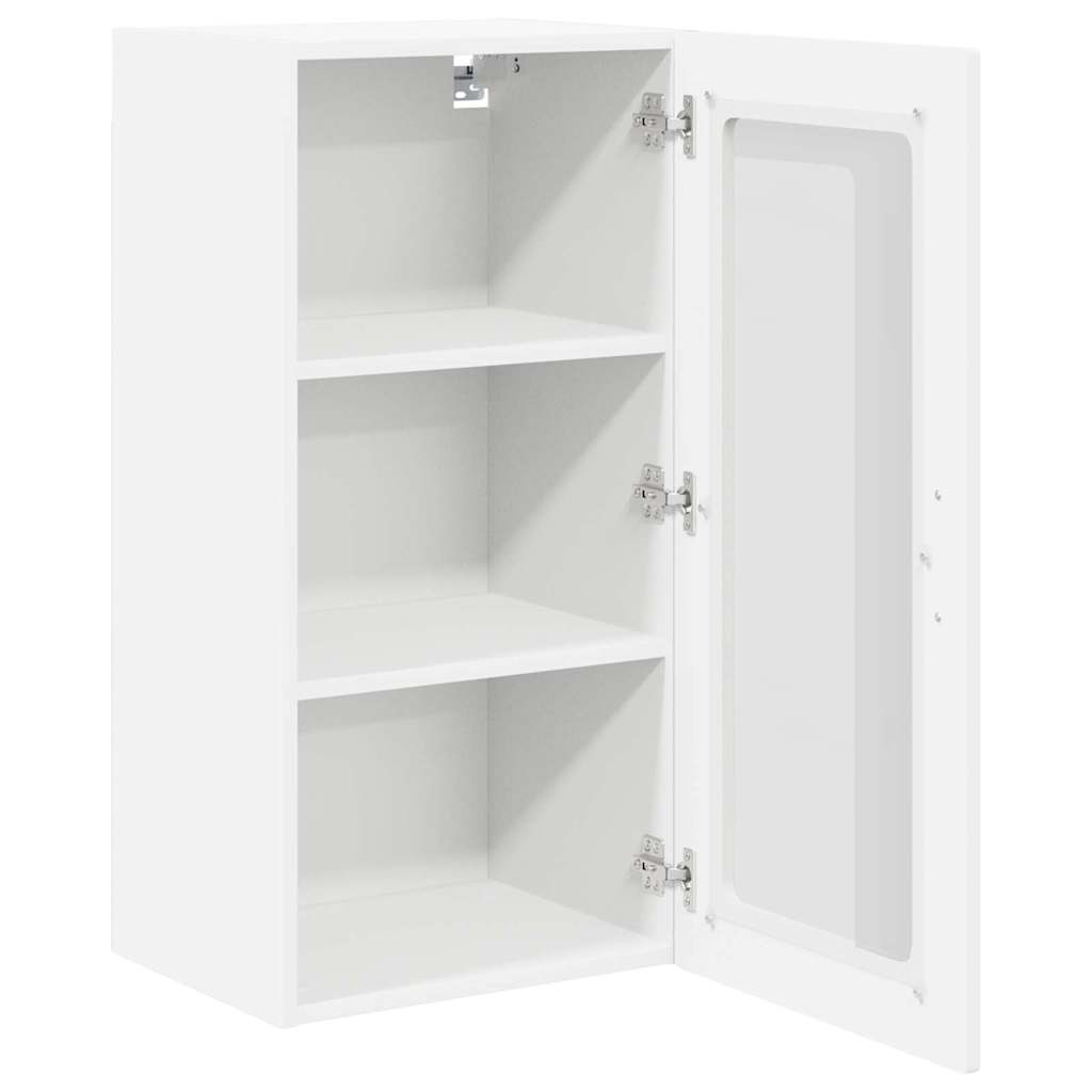 vidaXL Armoire de cuisine Kalmar 2 pcs Blanc 40 x 31 x 80 cm Bois d'ingénierie