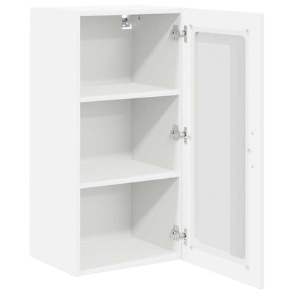 vidaXL Armoire de cuisine Kalmar 2 pcs Blanc 40 x 31 x 80 cm Bois d'ingénierie