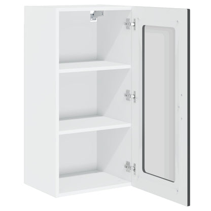 vidaXL Meuble haut de cuisine Kalmar noir 40 x 31 x 80 cm en bois d'ingénierie