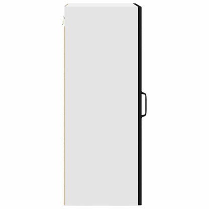 vidaXL Meuble haut de cuisine Kalmar noir 40 x 31 x 80 cm en bois d'ingénierie