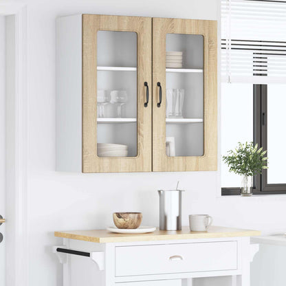 vidaXL Meuble de cuisine Kalmar 2 pcs chêne sonoma 40 x 31 x 80 cm