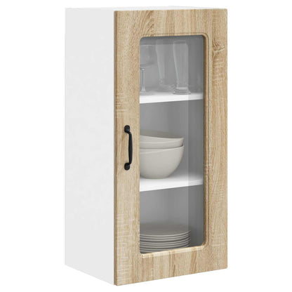 vidaXL Meuble de cuisine Kalmar 2 pcs chêne sonoma 40 x 31 x 80 cm