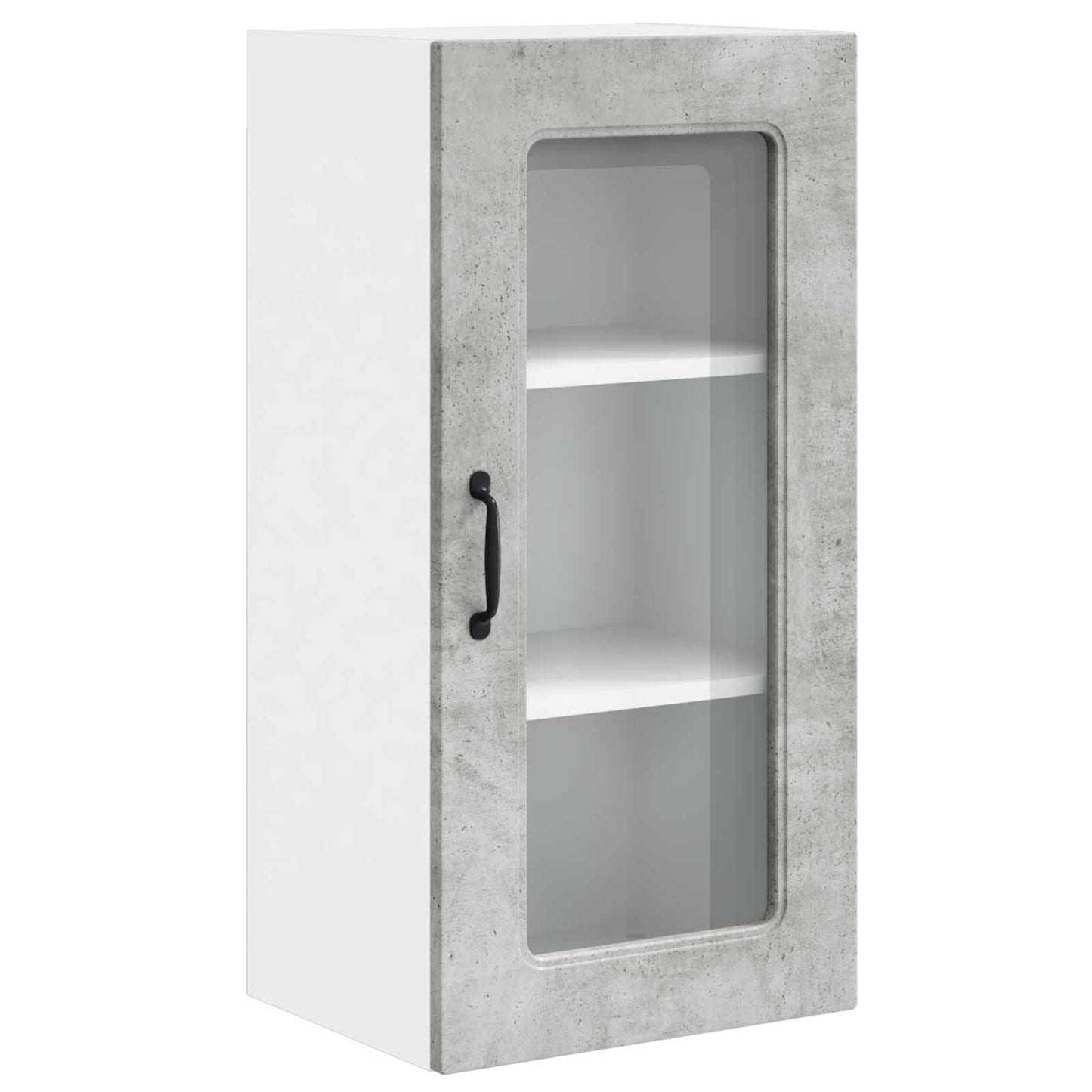 vidaXL Meuble de cuisine Kalmar 2 pcs gris béton 40 x 31 x 80 cm