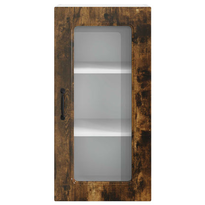 vidaXL Meuble haut de cuisine Kalmar Chêne fumé 40 x 31 x 80 cm