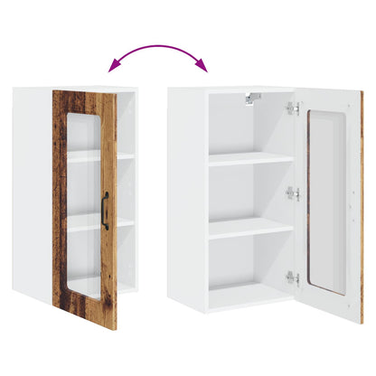 vidaXL Meuble haut de cuisine Kalmar, bois de récupération, 40 x 31 x 80 cm, bois d'ingénierie