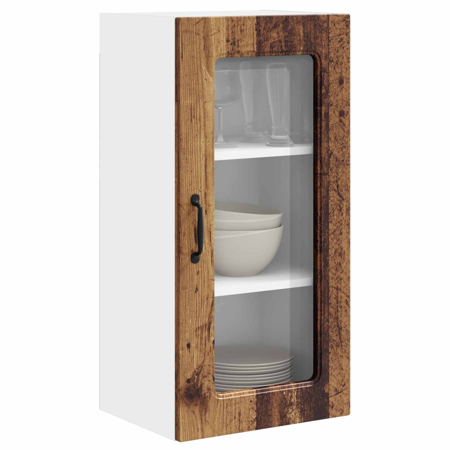 vidaXL Meuble haut de cuisine Kalmar, bois de récupération, 40 x 31 x 80 cm, bois d'ingénierie