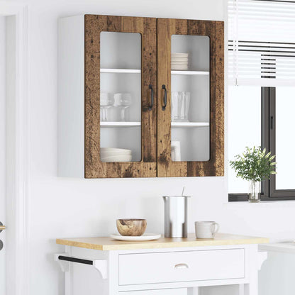 Küchenschrank mit Speicher Kalmar 2 pcs Altholz 40 x 31 x 80 cm