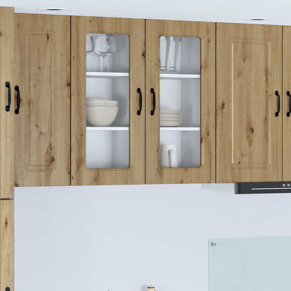 vidaXL Meuble de cuisine avec rangement chêne artisan Kalmar 40 x 31 x 80 cm