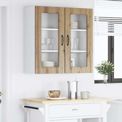 vidaXL Meuble de cuisine Kalmar 2 pcs chêne artisan 40 x 31 x 80 cm