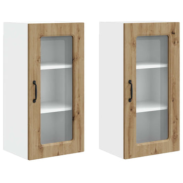 vidaXL Meuble de cuisine Kalmar 2 pcs chêne artisan 40 x 31 x 80 cm