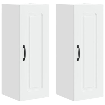 vidaXL Küchenschrank Kalmar 2 pcs Weiß 30 x 31 x 80 cm Holzwerkstoff