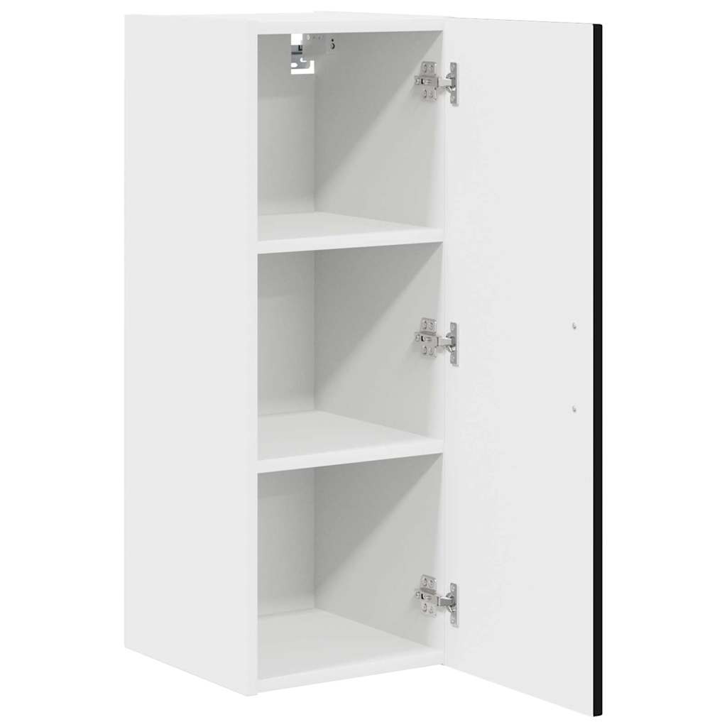 vidaXL Küchenschrank Kalmar Schwarz 30 x 31 x 80 cm Holzwerkstoff