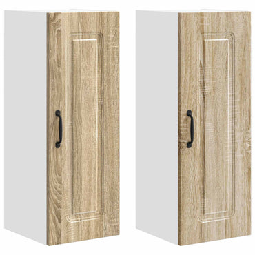 vidaXL Küchenschrank Kalmar 2 pcs Sonoma-Eiche 30 x 31 x 80 cm