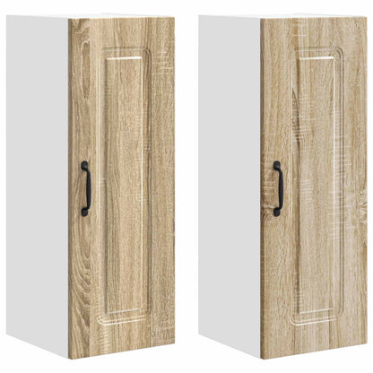 vidaXL Küchenschrank Kalmar 2 pcs Sonoma-Eiche 30 x 31 x 80 cm