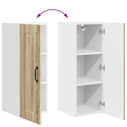 vidaXL Küchenschrank Kalmar 2 pcs Sonoma-Eiche 30 x 31 x 80 cm