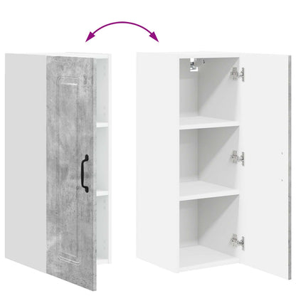 vidaXL Küchenschrank Kalmar Beton Grau 30 x 31 x 80 cm Holzwerkstoff