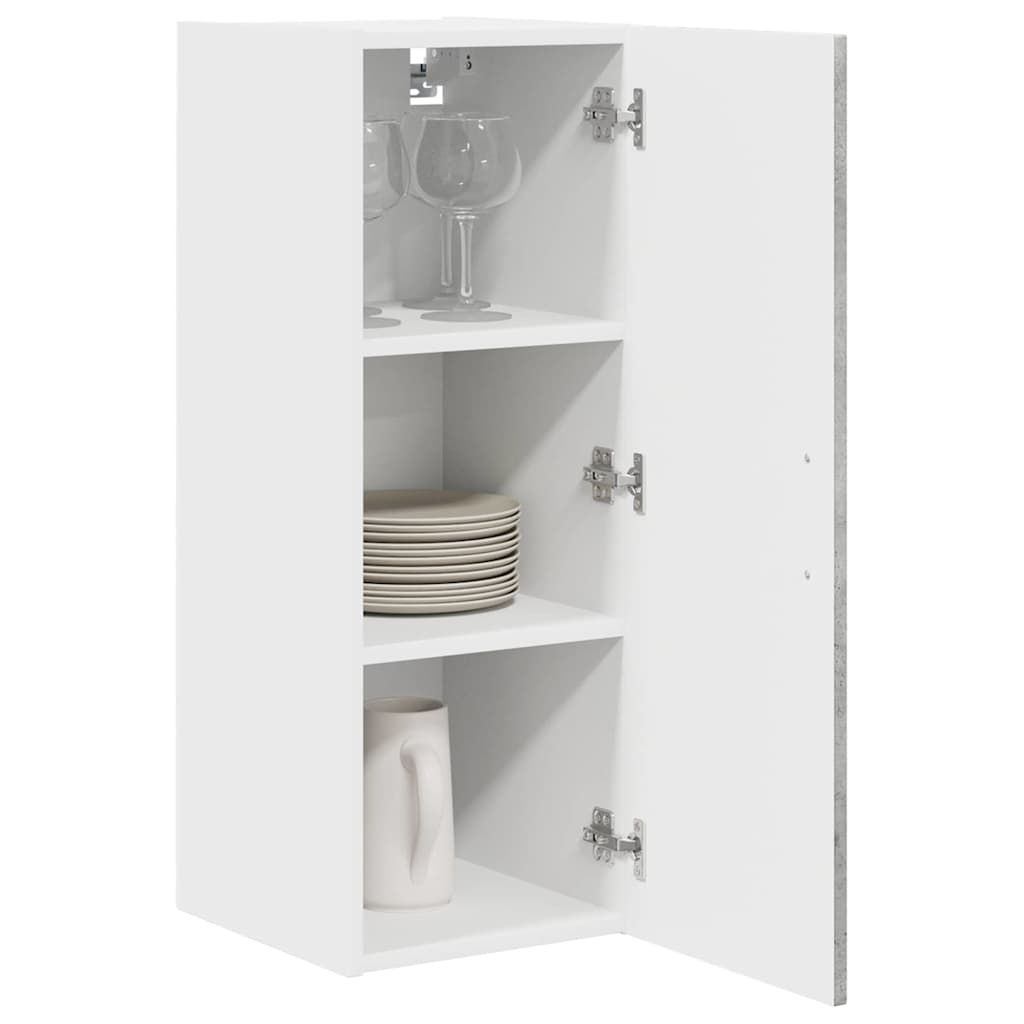 vidaXL Küchenschrank Kalmar Beton Grau 30 x 31 x 80 cm Holzwerkstoff